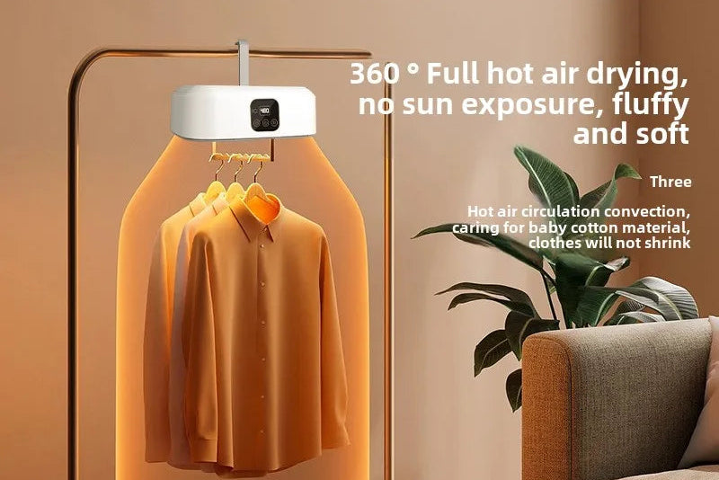 Portable Clothes Dryer Mini Dryer Machine With 360°Full Hot Air Drying Foldable Laundry Dryers Dryer Machine for Underwear Socks