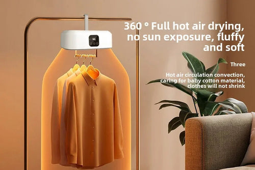 Portable Clothes Dryer Mini Dryer Machine With 360°Full Hot Air Drying Foldable Laundry Dryers Dryer Machine for Underwear Socks